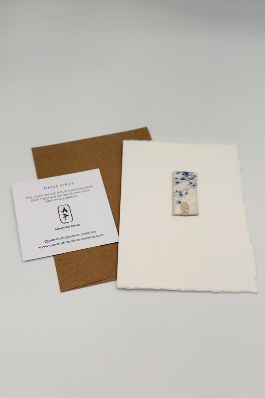 Pieces - Blue Botanical 03